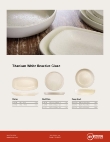 International Tableware Specsheet - Titanium White