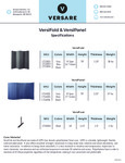 VersiPanel Specs VersiPanel Specs