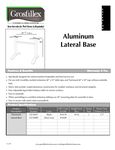 Grosfillex Aluminum Lateral Base Grosfillex Aluminum Lateral Base