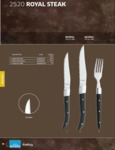 Amefa Royal Black Handle Spec Sheet