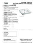 American Standard_Decorum 20x18 Everclean_Specsheet