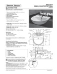 American Standard_Mezzo_Specsheet American Standard_Mezzo_Specsheet