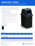 ArchTec Parkview 1 Waste Container Rectangle Opening Specs
