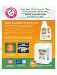 Arm and Hammer Detergents Spec Sheet