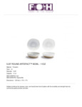 Front of The House DBO164BEP23 Artefact? 11 oz. Ash Round Porcelain Bowl - 12/Case