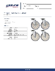 Assure Parts 190CCASTER4 Specsheet Assure Parts 190CCASTER4 Specsheet