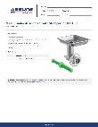 Assure Parts MT-12-MEAT GRINDER Specsheet