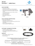 OMNI-RINSE AB-CH1 AUTO-BURN™ SADDLE MOUNT CONVERSION HEAD - 5 GPM, 40 PSI, STAINLESS STEEL