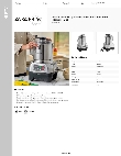 AvaMix 928AFPB8SS Specsheet