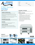 Avantco CBE-36-HC 36 2 Drawer Refrigerated Chef Base Specsheet