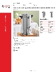 Avantco Equipment 177CUC60 Specsheet