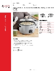 Avantco Equipment 177RCB90 Specsheet