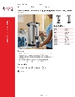 Avantco Equipment CF-WBD100-AK Specsheet