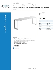 Regency Tables & Sinks 178SS1260 Specsheet