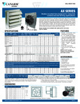 Canarm AX-EC Specsheets