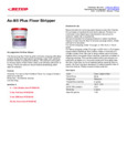 Ax-It Floor Finish Specsheet
