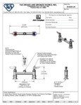 FAUCET BASE DECK MT 8" C LEVER HANDLES CP CS6