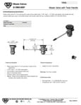 WASTE VALVE 3"X2" W/ BSP ADAPTER spec sheet