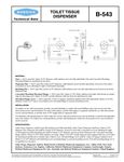 Specifications Sheet 