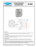 Bobrick 179B983 Tech Drawing