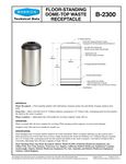 Specifications Sheet 