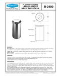 Specifications Sheet 