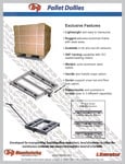 ALUMINUM PALLET DOLLIES spec sheet ALUMINUM PALLET DOLLIES spec sheet