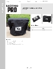 Backyard Pro 554CHARCVR30 Specsheet