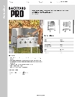 Backyard Pro 554LPG30WGKIT Specsheet Backyard Pro 554LPG30WGKIT Specsheet