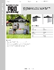 Backyard Pro Courtyard Series KIT OF 554AP10X10BK/55410X10WALL Specsheet