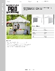 Backyard Pro Courtyard Series KIT OF 554ALP10X10W/55410X10WALL Specsheet