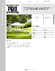 Backyard Pro Courtyard Series ULA WHITE 10X15 Specsheet
