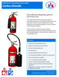 BADGER Extra Carbon Dioxide Self-Expelling Extinguishers Specsheet