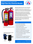 BADGER Extra High Flow Dry Chemical Extinguishers Specsheet