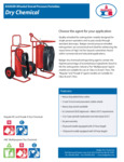 BADGER Wheeled Dry Chemical Stored Pressure Models Specsheet