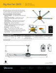BAF3600 spec sheet