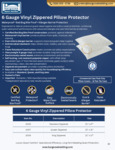 Bargoose 6 Gauge Zippered Vinyl Pillow Protectors