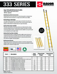 Bauer 333 Series Ladders SS