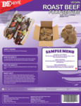 The BE Hive Vegan Roast Beef Spec Sheet