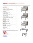 Belmar Sofa Spec Sheet