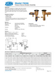 Zurn BF-720A specsheet Zurn BF-720A specsheet