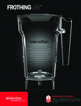 Blendtec Frothing Jar SpecSheet