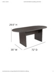BLN-6GCGRY2286-BK-GG Table Spec Sheet
