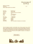 Organic Blueberry Powder Spec Sheet