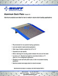 Bluff 209A4848 A-B Series Aluminum Dock Plates SS Bluff 209A4848 A-B Series Aluminum Dock Plates SS