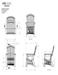 Suncast Adirondack Specsheet