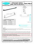Bobrick 150C.MBLK_td specs