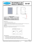 Bobrick 167 Specsheet