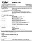 Brother TN630 Toner SDS