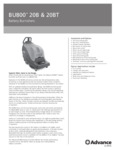 BU800 spec sheet
